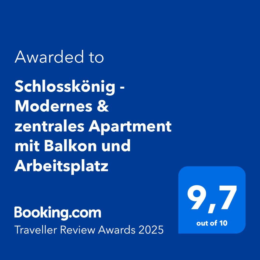 Schlosskoenig - Modernes & Zentrales Apartment Mit Balkon Und Arbeitsplatz Шверин Экстерьер фото